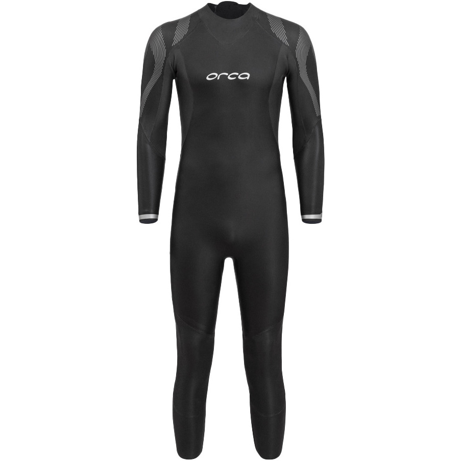 2026 Orca Da Uomo Zeal Perform Open Water Swim Back Zip Muta NN2F0501 - Black